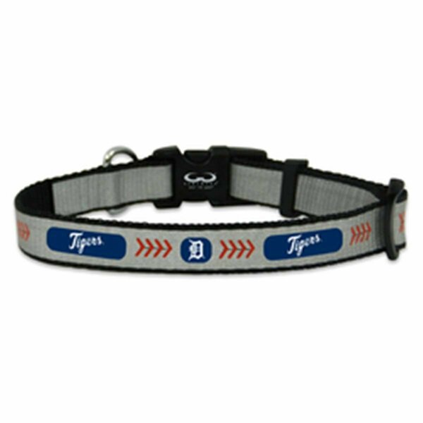 Signed And Sealed Detroit Tigers Reflective Small Baseball Collar Small SI3348688